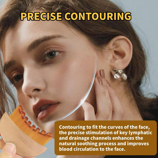 Face Lymphatic Contour Brush for Jawline & Chin