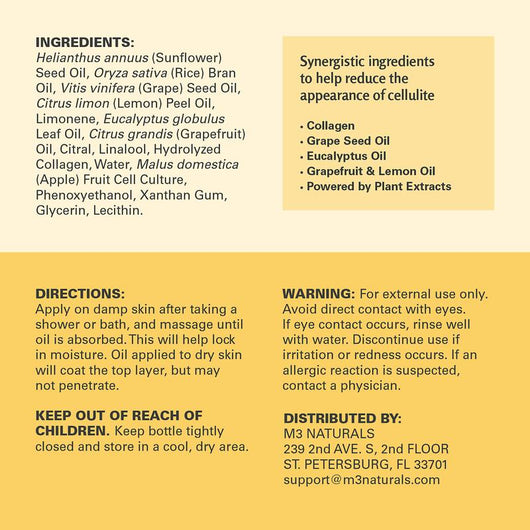 Anti-Cellulite Massage Oil – Smoothing & Firming Body Ritual (240ml)