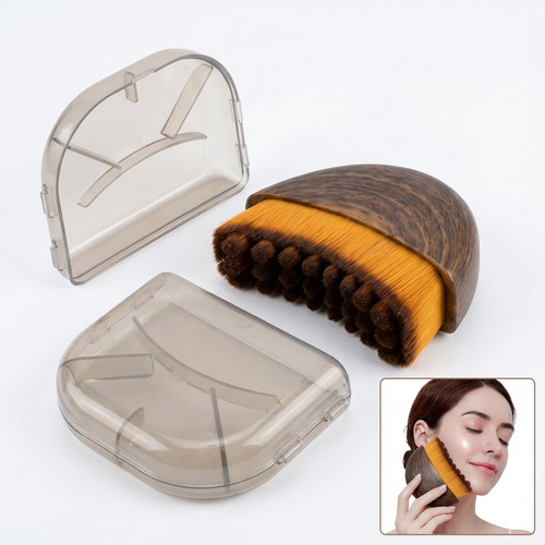 Face Lymphatic Contour Brush for Jawline & Chin